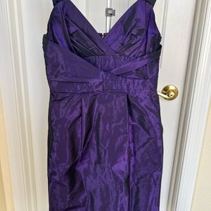 Purple taffeta dress., worn once